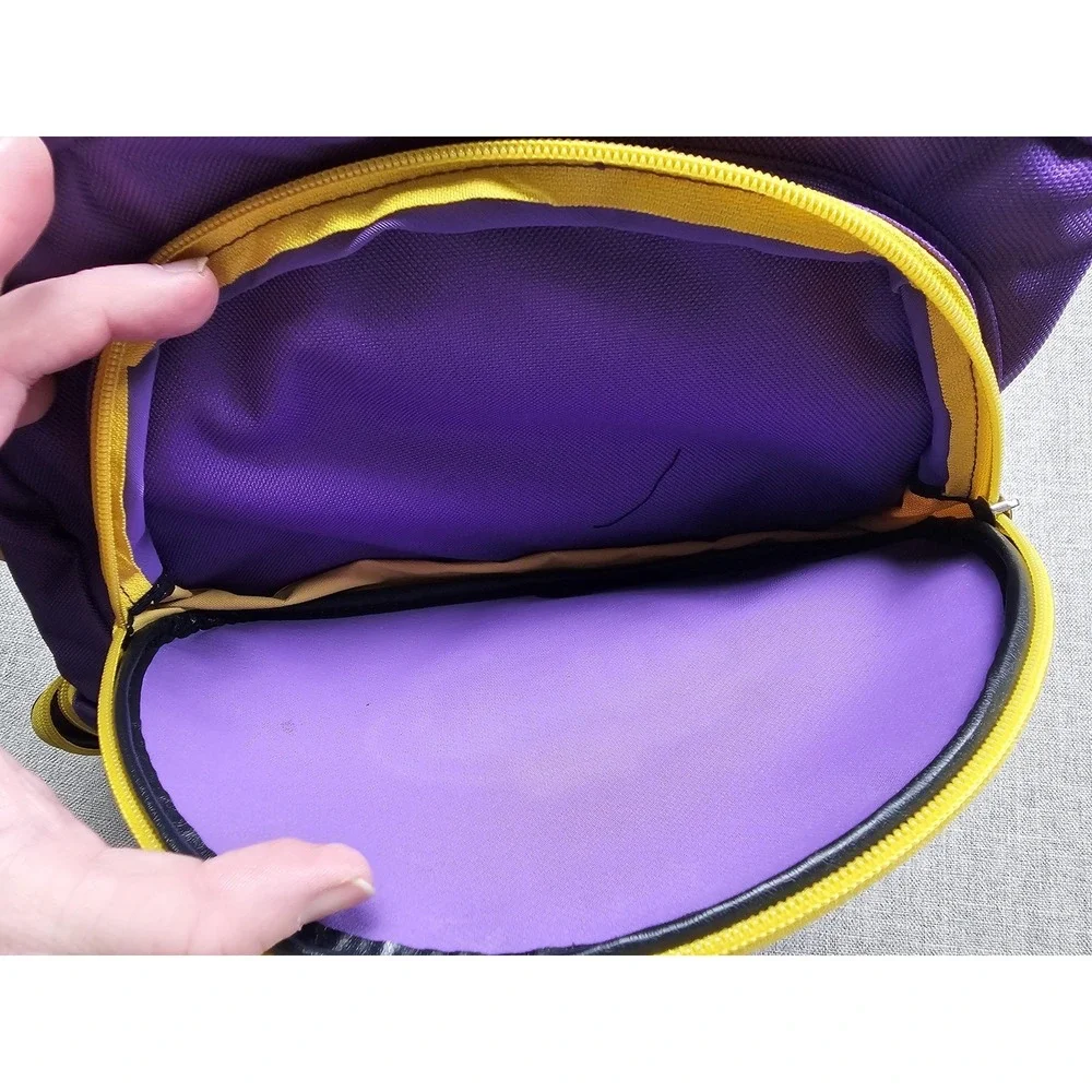 LSU Tigers Backpack NCAA College Book Bag MightyMac Sports Polyester School Bag